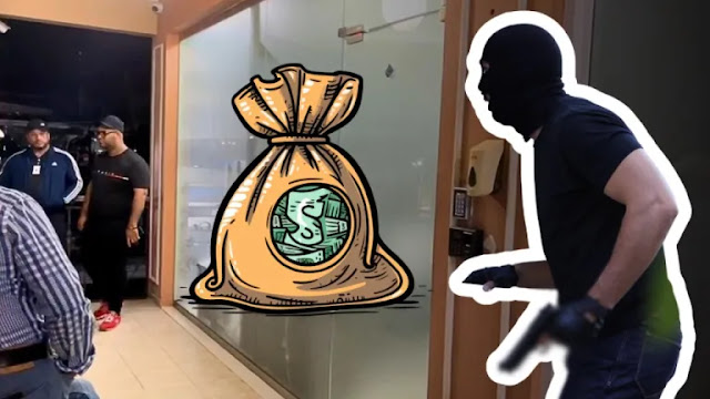 Hombre encapuchado asaltan agencia de préstamos en Sanfrancisco de Macorís  con la suma de RD$ 1MM.