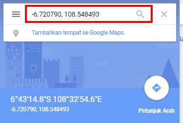 Mencari Latitude dan Longitude Google Maps di HP Android