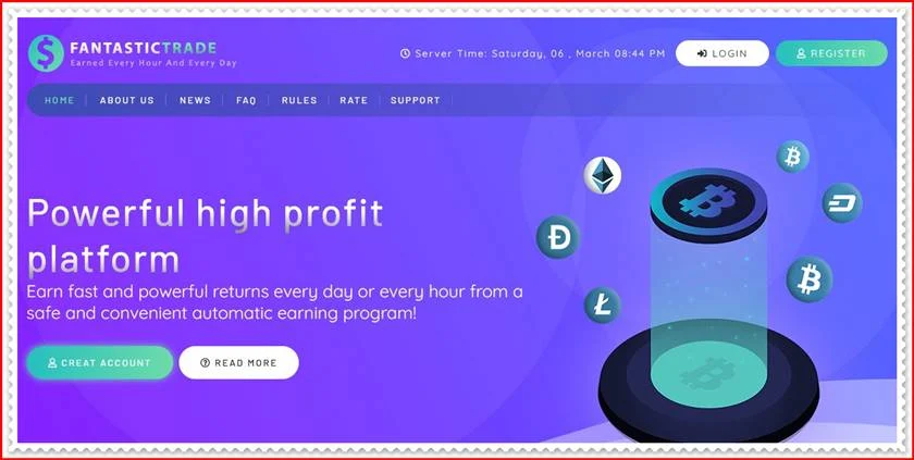 Мошеннический сайт fantastic.trade – Отзывы, развод, платит или лохотрон? Мошенники