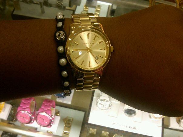 michael kors oversized watch. Oversized Horn Watch $250