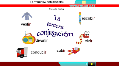 http://www.ceiploreto.es/sugerencias/cplosangeles.juntaextremadura.net/web/curso_4/lengua4/tercera_conjugacion/tercera_conjugacion.html