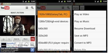 How to Download YouTube Videos on your Android Easily using TubeMate