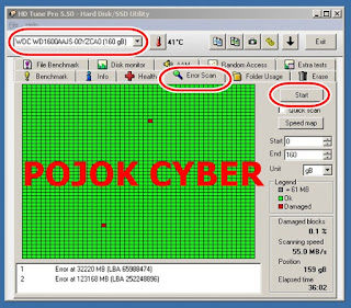 Tampilan Hardisk Tune Pro