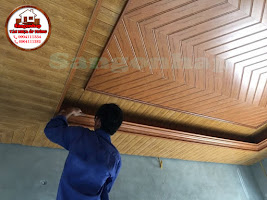 Ván nhựa vân gỗ Ốp trần