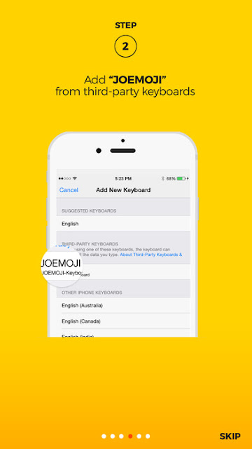 How to download JOEMOJI Keyboard for FREE iPhone Android