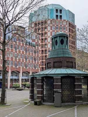 Textured and patterned architecture in The Hague