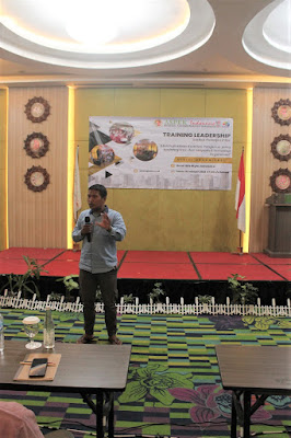 Bro Supriadi Ketua Kome WDC SP Linfox saat acara training leadership 2023