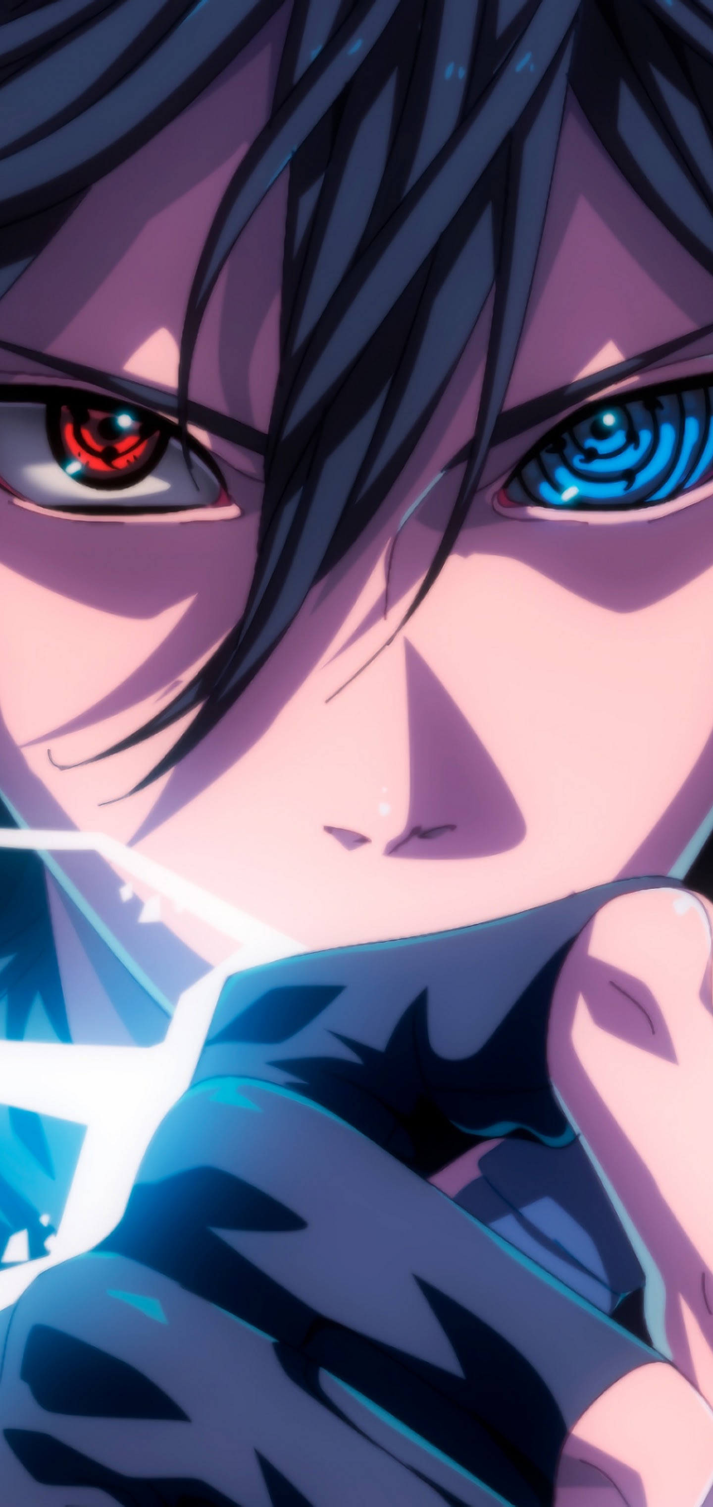 Sasuke Sharingan Rinnegan Eyes Lightning 4k Wallpaper 33