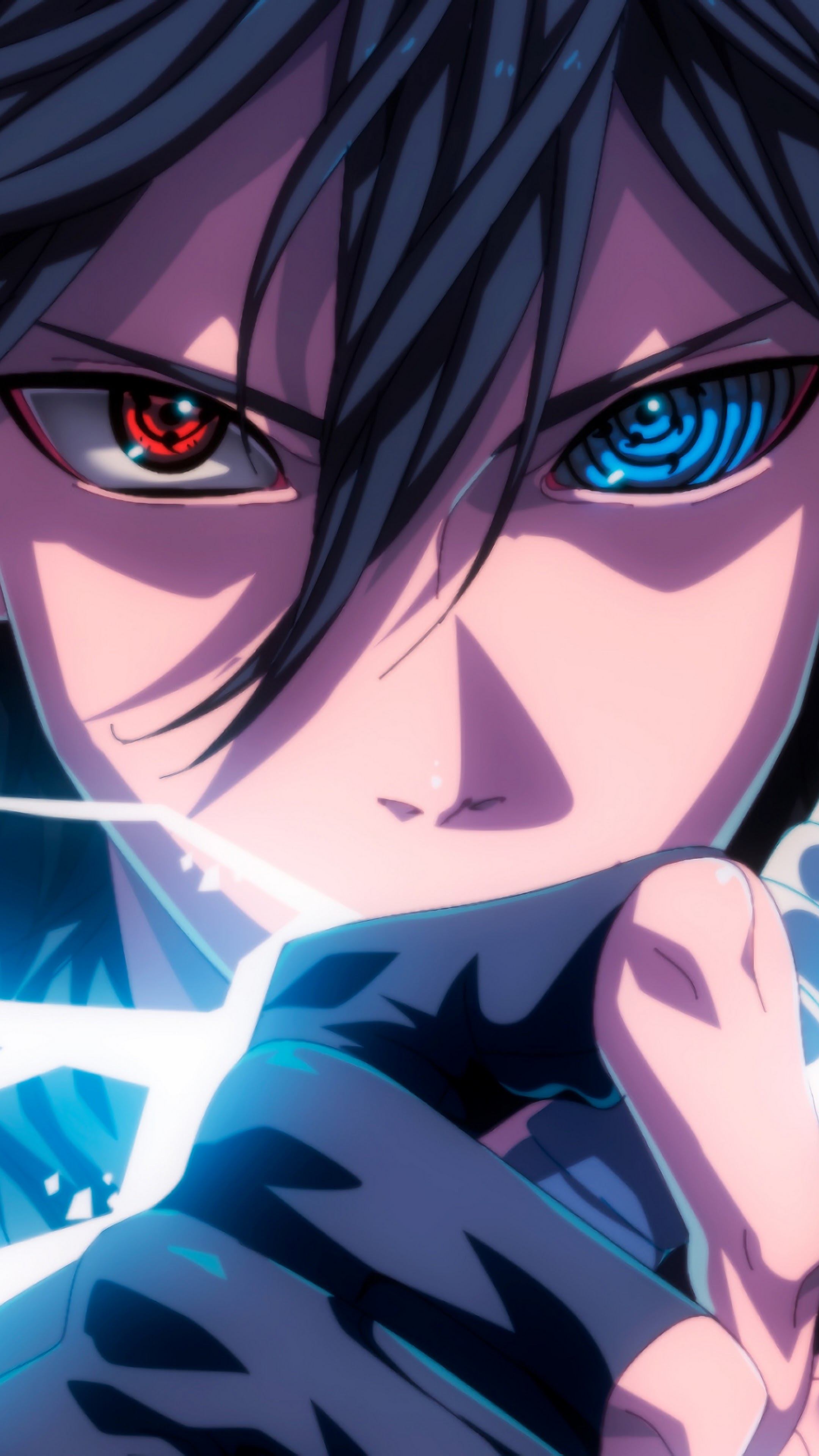 Sasuke Sharingan Rinnegan Eyes Lightning 4k Wallpaper 33