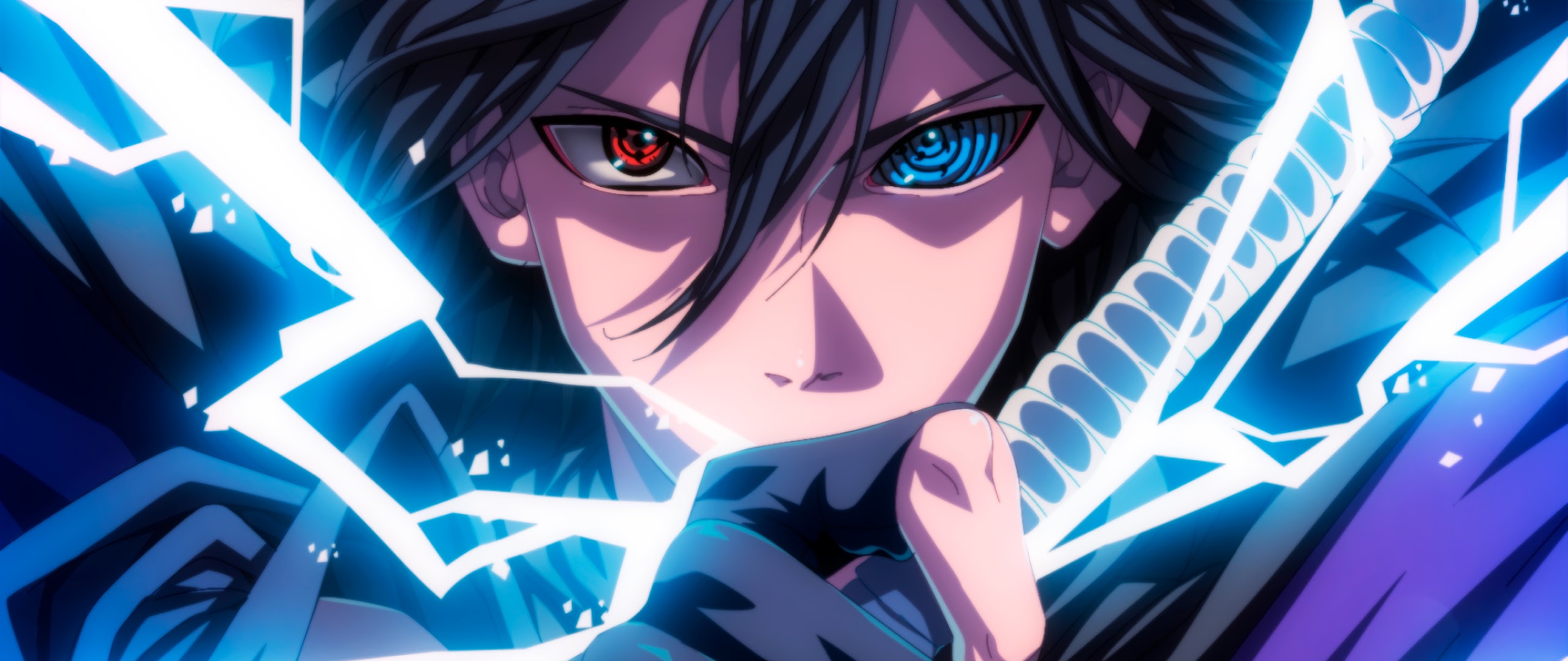 Sasuke Sharingan Rinnegan Eyes Lightning 4k Wallpaper 33