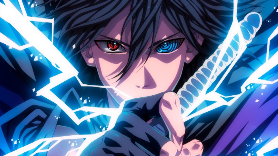 Sasuke Sharingan Rinnegan Eyes Lightning 4k Wallpaper 33