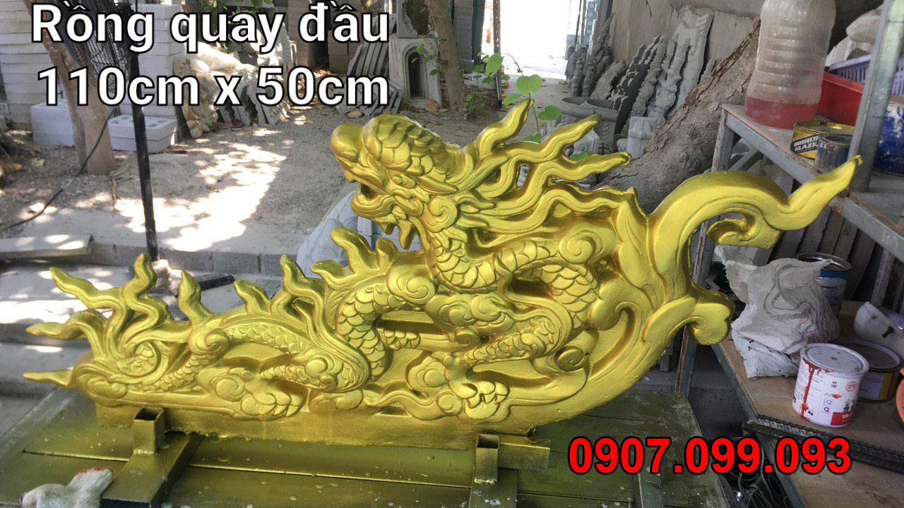 Phù điêu rồng quay đầu