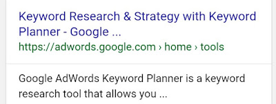 Google keywords