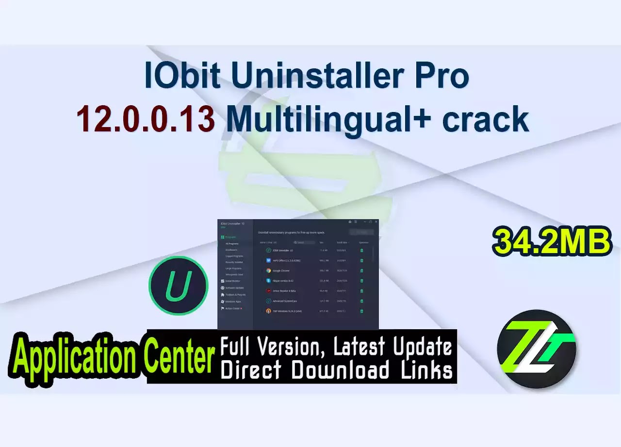 IObit Uninstaller Pro 12.0.0.13 Multilingual+ crack 