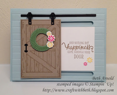 Craft with Beth: Barn Door St Saint Patrick's Day Irish Blessing Simple Stripes Embossing Folder