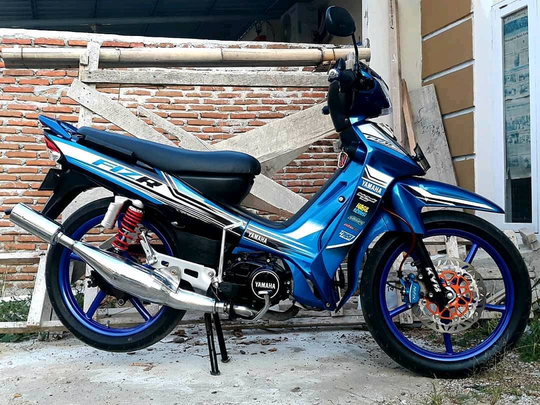 Modifikasi Fiz R Warna Biru Polos