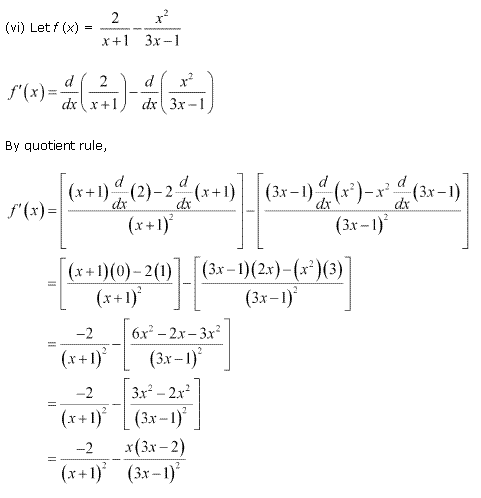 Solutions Class 11 Maths Chapter-13 (Limits and Derivatives)