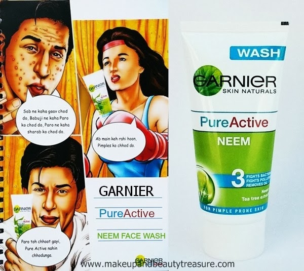 Garnier Pure Active Neem Face Wash 