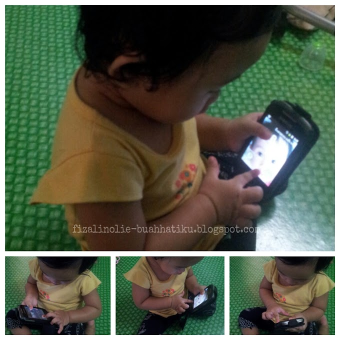 Cuba unlock handphone ayah