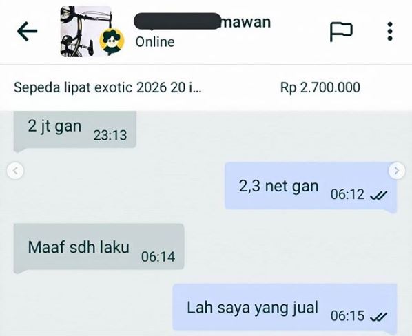 7 Chat Lucu 'Penjual dan Pembeli' Ini Kocaknya Bikin Naik Darah