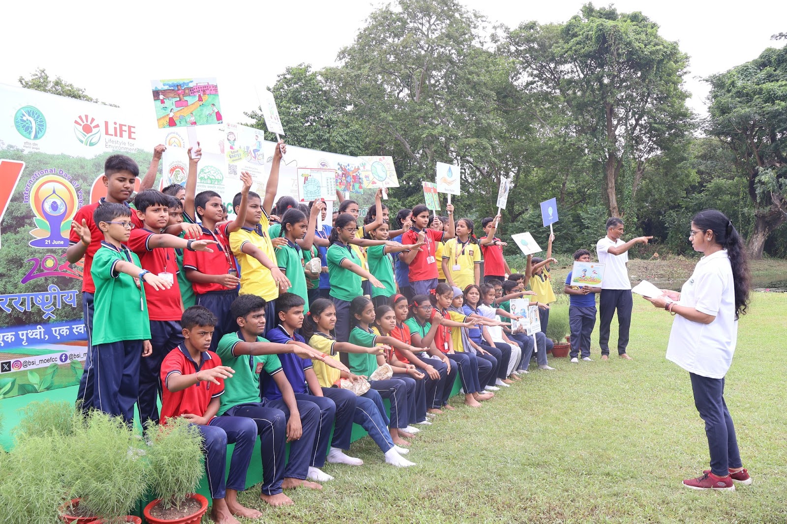 Pledge for Green Living Yoga Day