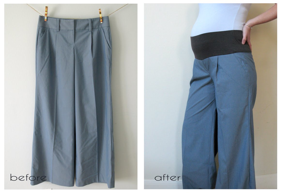 Modest Maven: Converted Maternity Pants Tutorial