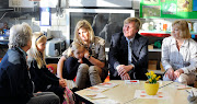 Net als prinses Amalia en Alexia gaat ook Ariane naar de Bloemcampschool in . (eerste schooldag )