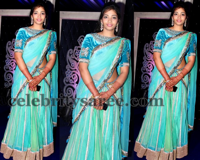 Pastel Color Half Saree