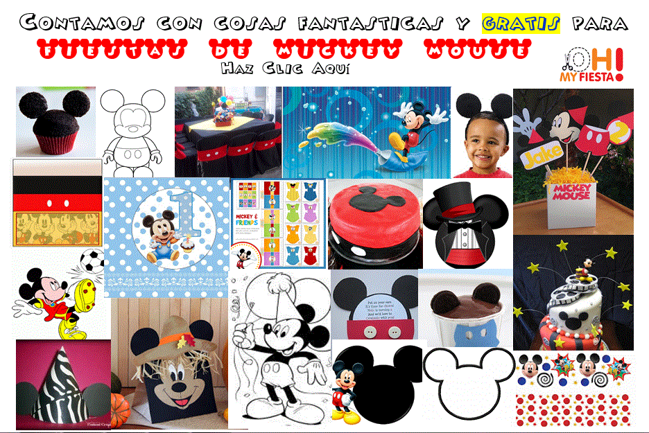Molde De Cabeza De Mickey Fiestas Infantiles Ideas Y Material Gratis Para Fiestas Y Celebraciones Oh My Fiesta