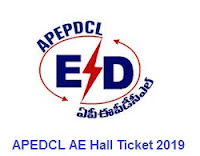 APEPDCL AE Hall Ticket