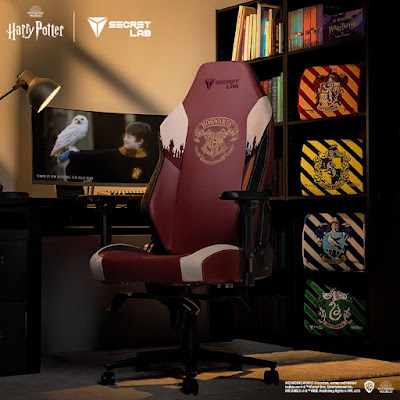 Secretlab Harry Potter Edition chair and four lumbar pillows