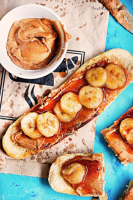 how to make Peanut Butter and Caramelized Banana Toast recipe and preparation