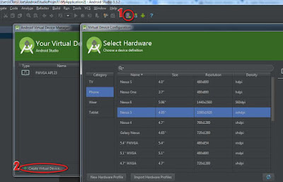 Create Virtual Device from Android Studio