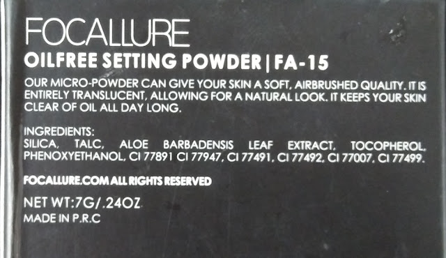 Focallure Loose Powder 02 Review, Swatches