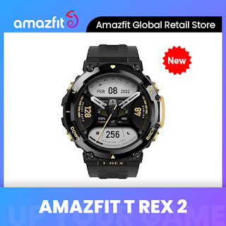 New Amazfit T Rex 2 GPS Smartwatch
