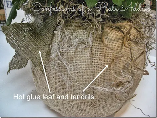 CONFESSIONS OF A PLATE ADDICT  Pumpkin Planter Tutorial 4