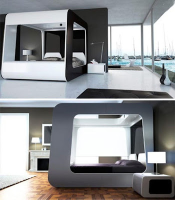 diseño cama ultra moderna