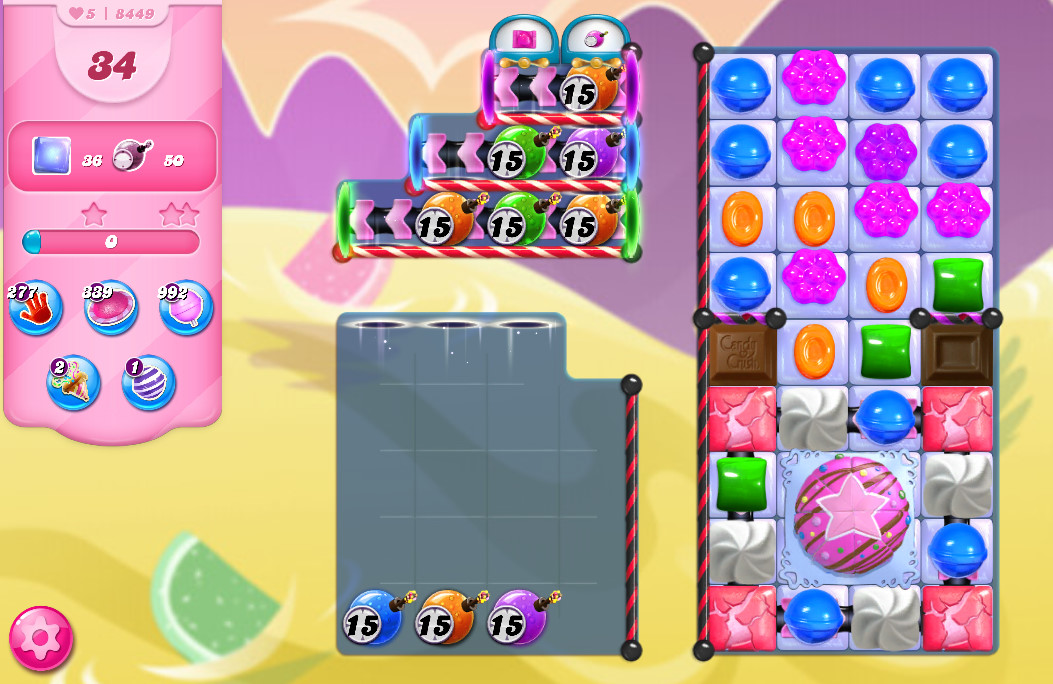 Candy Crush Saga level 8449