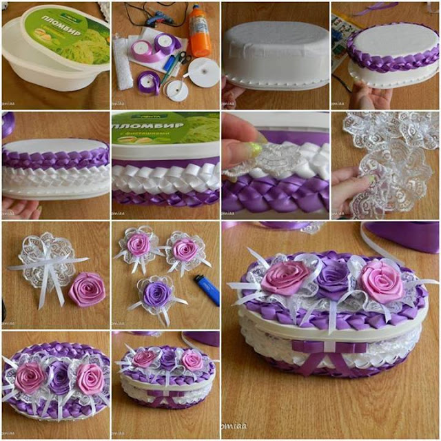 craft ideas for recycled cake box tutorial