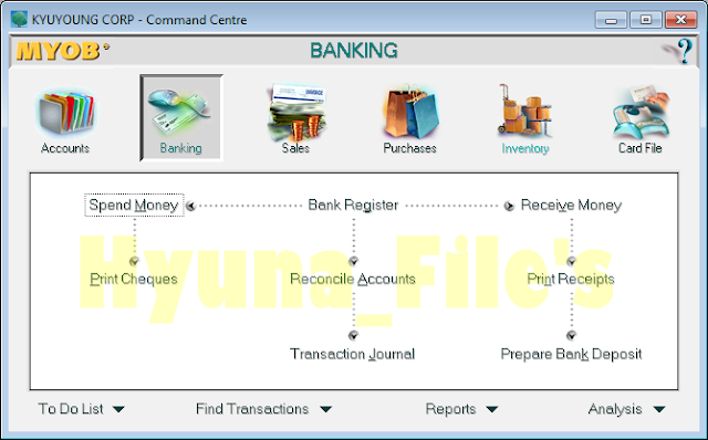 Reyns Journal: Otak-Atik MYOB Ver. 15 Part 1