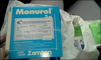 :: CHERITA CHERITI ::: Side Effects of Monurol