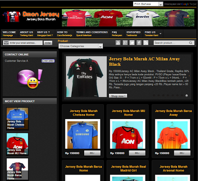 Template Toko Online Untuk Blogspot