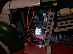 Example of using lights to illuminate the model