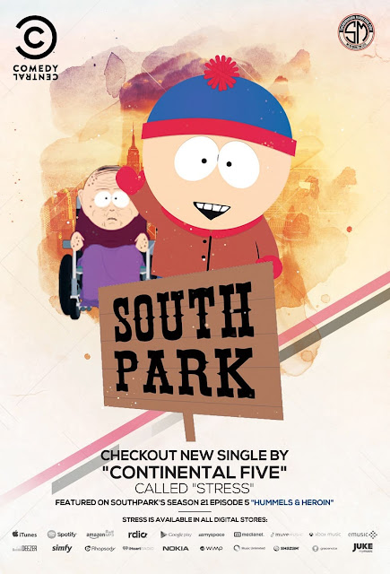 Continental Five’s ‘Stress’ Featured On South Park