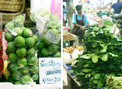 Trái và lá chúc được bán phổ biến ở Thái Lan