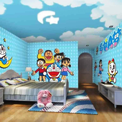 dekorasi kamar doraemon sederhana terbaru