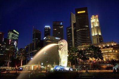 Merlion Singapore Picture on Asian Amble Again  Stroll Along The Esplanade By The Singapore River