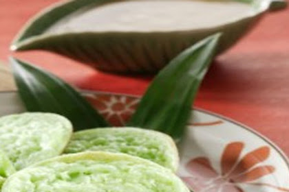 Cara Membuat dan Resep Serabi Pandan