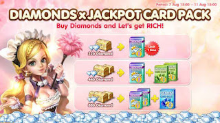Ulasan dan Trik Jackpot Get Rich Mendapatkan Puluhan Juta Gold dan Diamond 7 Agustus 2015.