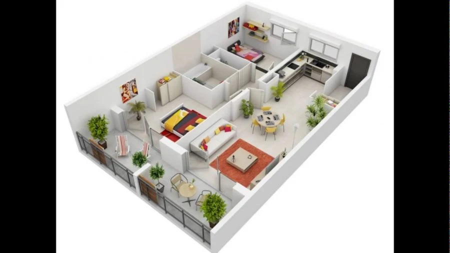 100 Contoh Denah Rumah Minimalis Terisimpel Dan Terkeren
